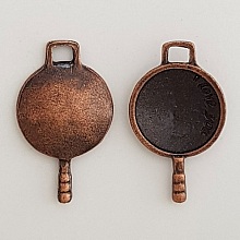 Breloque poêle cuisine cuivre