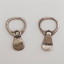 Breloque capsule canette N°01 cuisine argent