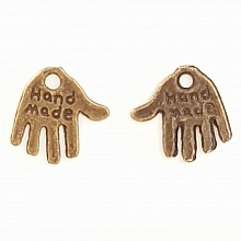 Breloque Main 'MADE HAND' N°01 Bronze