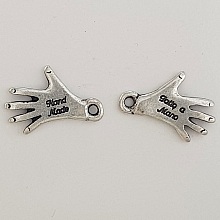 Breloque Main 'MADE HAND' N°03 Argent