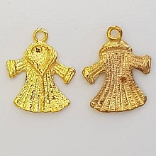 Breloque Vêtement Veste N°01 Doré.