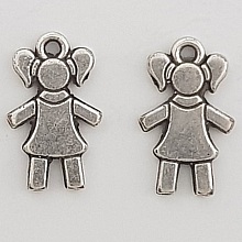 Breloque Enfant N°29-02 Zamak (Plaqué Argent)