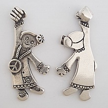 Breloque Enfant N°41-02 Zamak (Plaqué Argent)