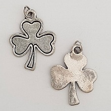 Breloque Fleur Métal N°049 Argent