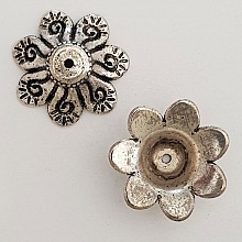 Breloque Fleur CCB N°003 Argent