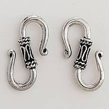 Crochet en Forme de S Argent