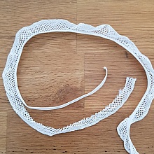 Élastique blanc 4.5 mm dentelle à découdre