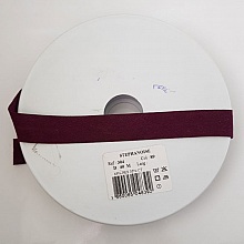 Biais uni tout textile  1 Mètre col 89 Mauve Foncé