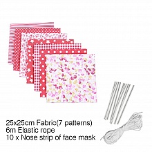 Ensemble de matériel de masque Rouge