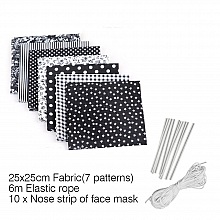 Ensemble de matériel de masque Noir