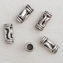 Perle passant tube Argent N°09