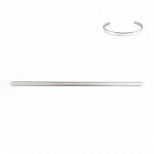 Bracelet Manchette Jonc 5 mm en Acier Inoxydable N°06 à plier