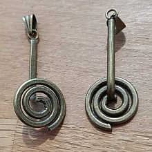 Bélière spirale PM Bronze