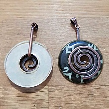 Bélière spirale GM Cuivre