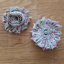 Fleur Tissus effilochée Fantaisie N°29