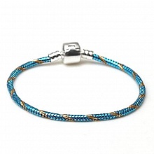 Bracelet Clip Européen 19 cm fermoir Lisse N°27-01