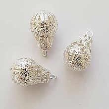 Breloque goutte ajouré Argent N°02-01