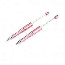 Stylo à décorer pour perles Gris Rosé à customiser x 1 pièce