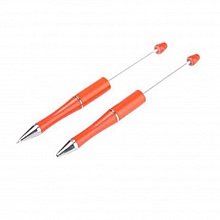 Stylo à décorer pour perles Orange à customiser x 1 pièce