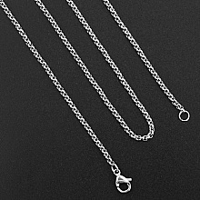 Collier N°13 en acier inoxydable 45 cm