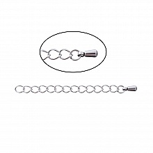 Chaîne d'Extension Pour Collier Bracelet en Acier Inoxydable 6 cm N°02