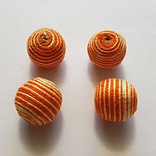 Perle tissé en fil 19 mm