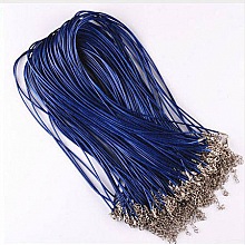10 Colliers cordons simili cuir diamètre 1.5 mm 40 cm AC-07-2 