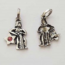 Breloque Signe Zodiaque Verseau Métal Argenté N°03 avec strass