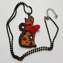 Collier chat N°01