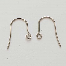 Support Boucle d'oreille Hameçon Acier Inoxydable N°02-02 X 1 Paire