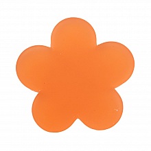 Fleur pvc 26 mm Orange Opaline