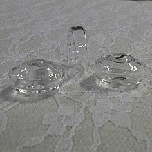 1 Boule en verre Plate 22 mm 02 à remplir