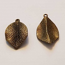 Breloque Fleur Métal N°139 Bronze