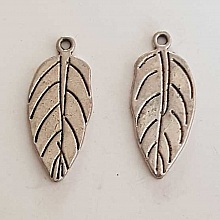 Breloque Fleur Métal N°160 Argent