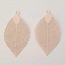 Estampe N°15 Feuille 54 mm Rose Pâle