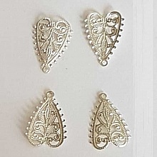 Estampe N°18 Feuille 18 mm Argent