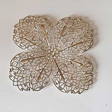 Estampe N°31 Fleur 68 mm Argent