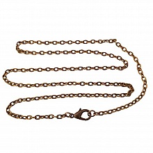 Collier Bronze maille de 50 cm N°01