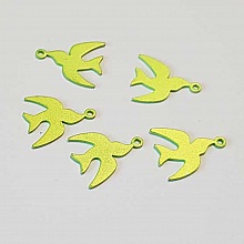 Breloque Oiseau N°04 Vert