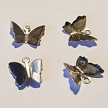 Breloque papillon N°24 Argent 14 x 13 mm