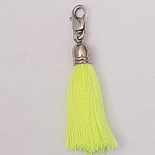 Pompon Mousqueton 45 mm Fluo
