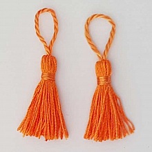 Pompon 60 mm N°08 Orange Foncé
