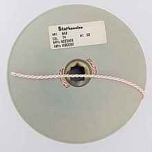 Cordon Rond Tressé 3 mm Rose N°01