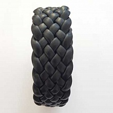 0.66 mètre cuir tressé n°35 30 mm