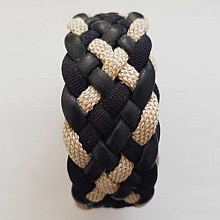 0.80 mètre cuir tressé n°17 30 mm