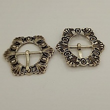 Boucle de ceinture Argent en Zamac N°05