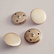 Bouton Argent N°22 de 22 mm Rond