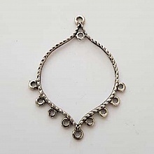 Breloque Divers N°044 Connecteur Argent