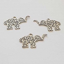 Breloque Éléphant N°13 Argent