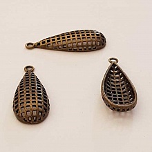 Breloque goutte N°08-01 Bronze